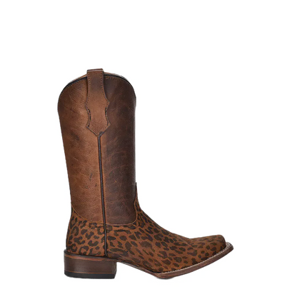 Circle G Girls Leopard Print Western Boot