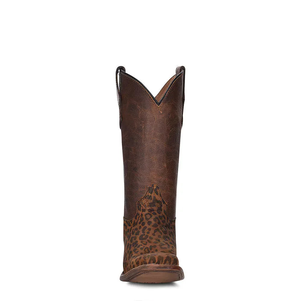 Circle G Girls Leopard Print Western Boot