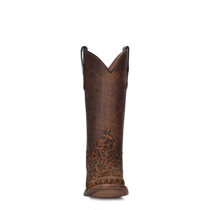 Circle G Girls Leopard Print Western Boot