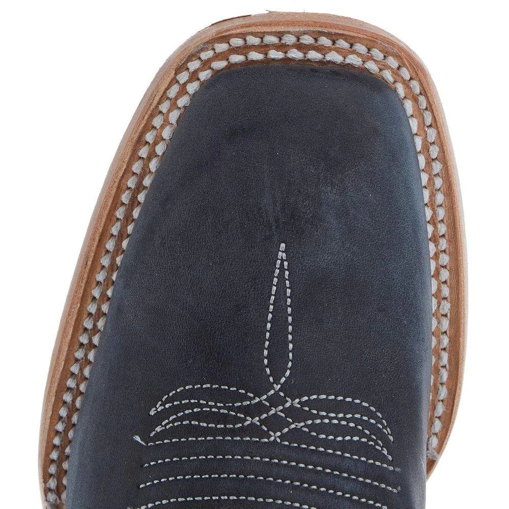 Circle G Youth Black Embroidery Western Boot