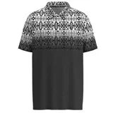 Hooey Men’s Weekender Aztec Black/White Polo HP034AZGY