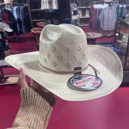 American Hat Co. Whiskey Straw Hat 7800 RC 2CWHIS