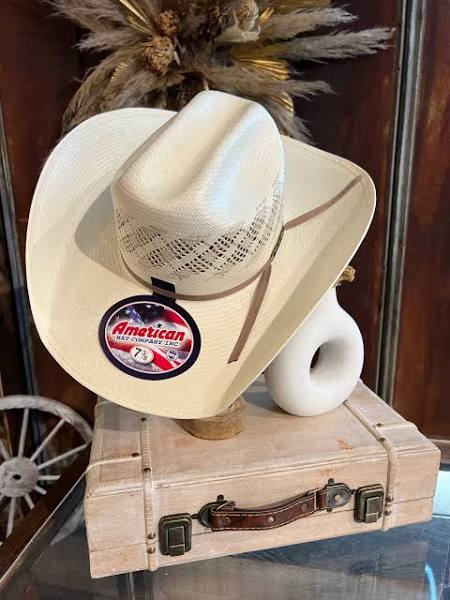 American Hat Co. Straw Hat 6300 RC 2CCHOC