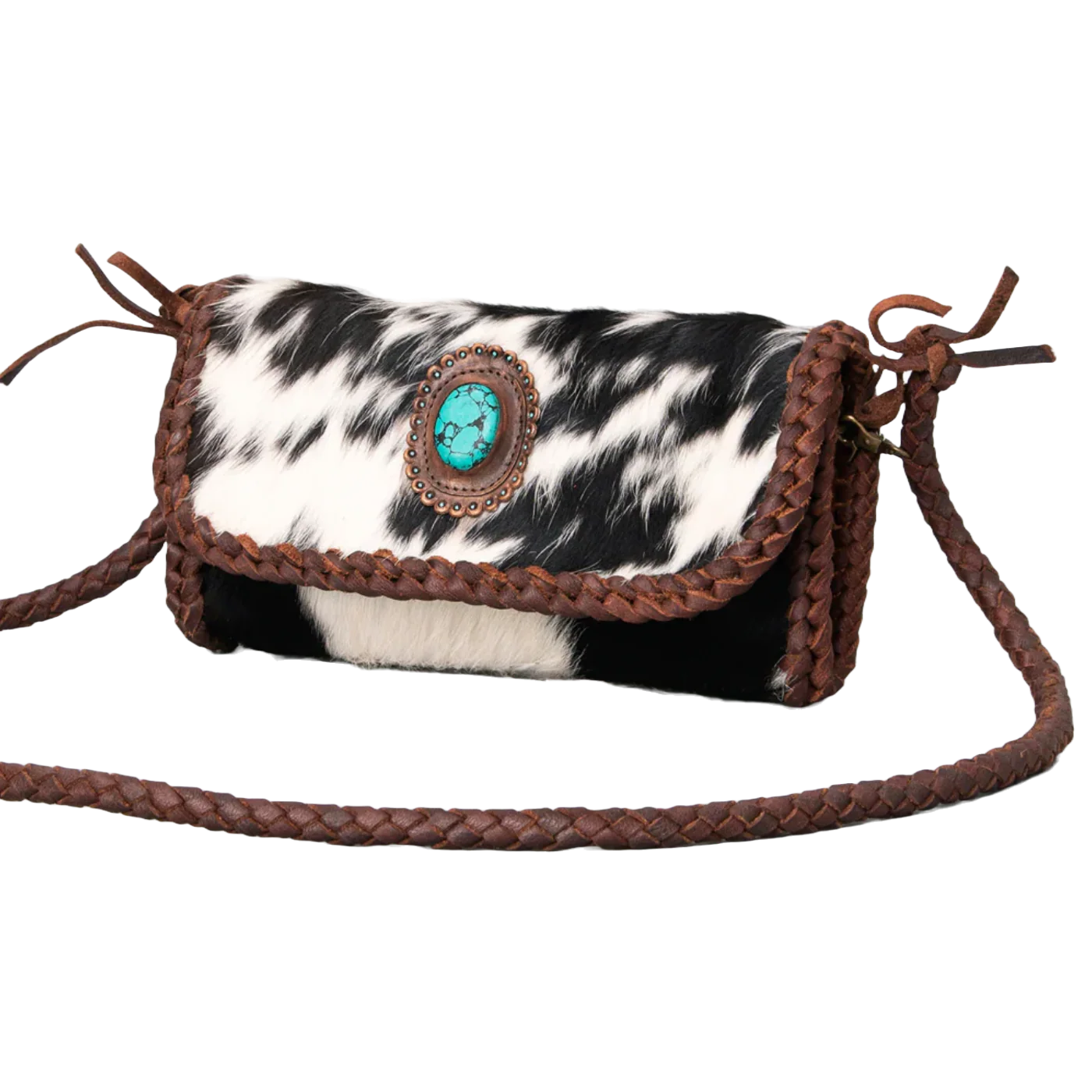 AMERICAN DARLING WALLET HAIR ON GENUINE WESTERN LEATHER WOMEN BAG