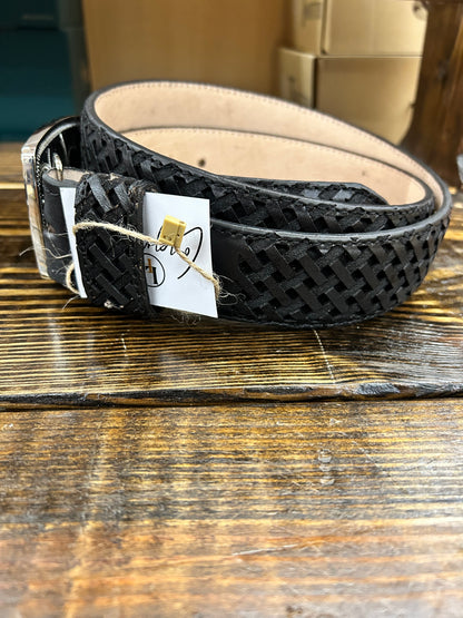 Long Rope Black Men’s Belt