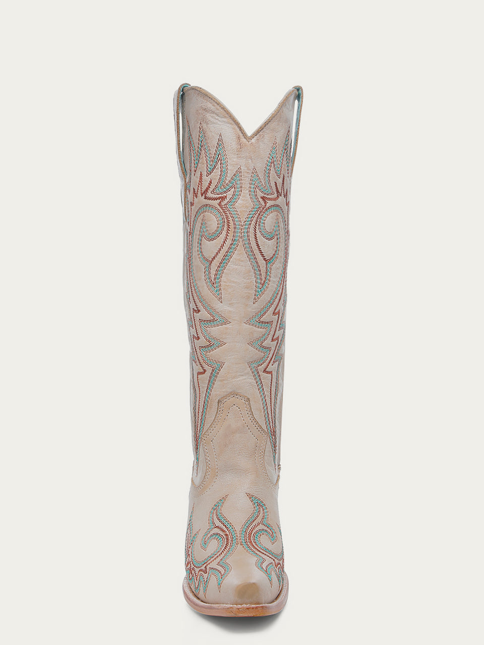 Corral Women’s Blue And Red Embroidery Bone Snip Toe Cowboy Boot Z5371
