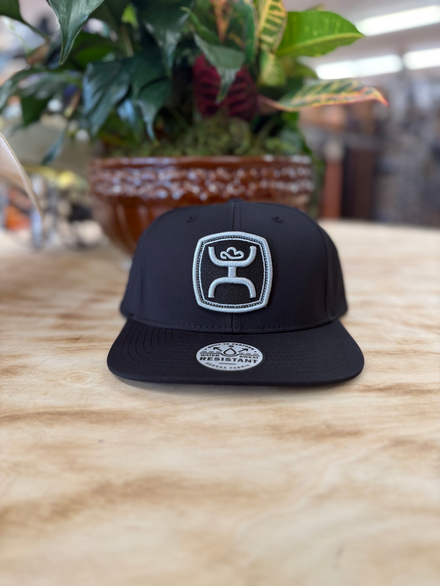 Hooey Zenith Black Trucker Grey Patch Cap
