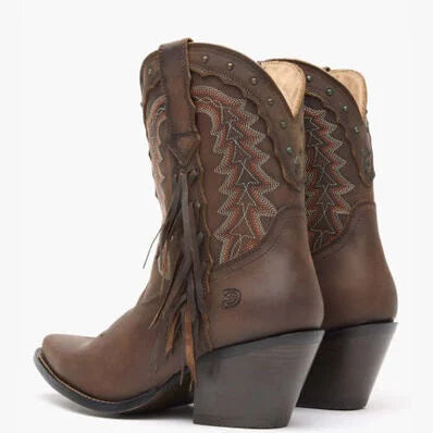 DURANGO WOMEN'S ROASTED PECAN BOOTIE WESTERN BOOT