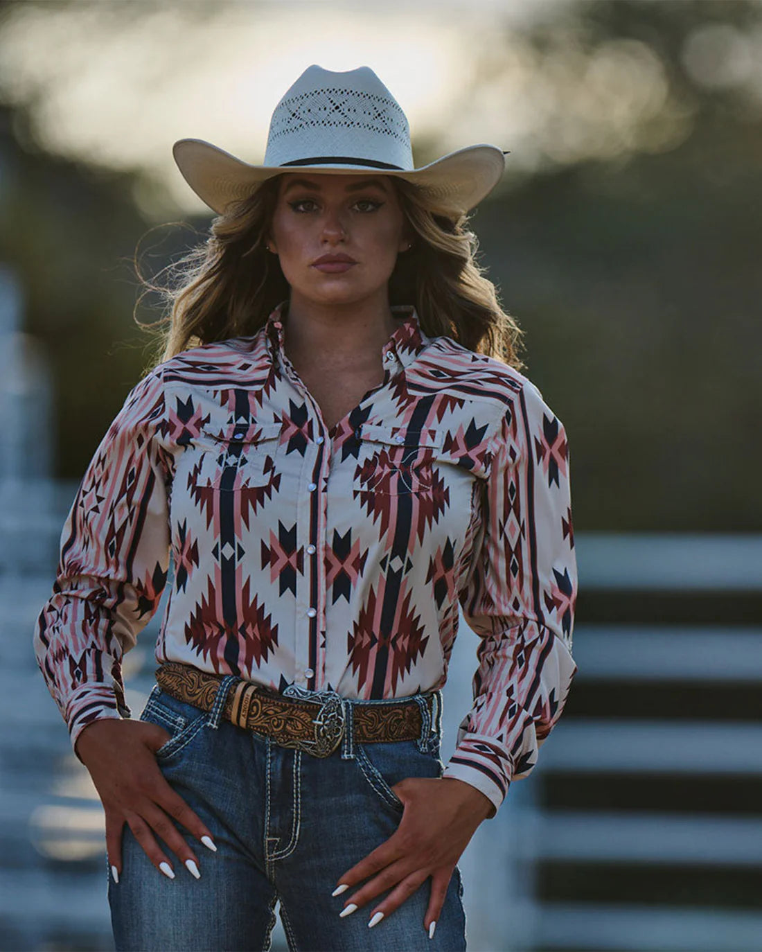 Women's Sol Aztec Western Shirt
