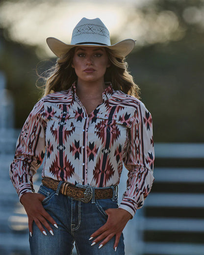Women's Sol Aztec Western Shirt
