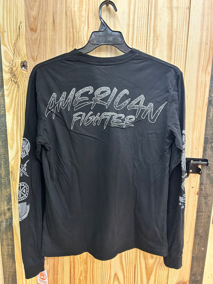 American Fighter Black L/S Shirt