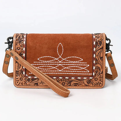 American Darling Genuine Western Leather Suede Crossbody