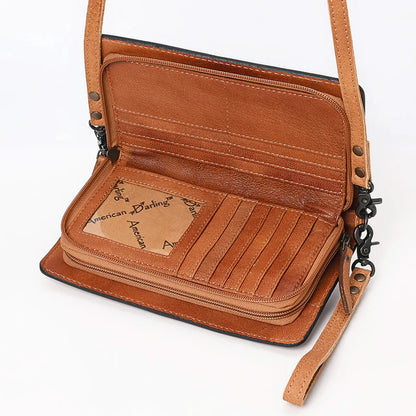 American Darling Genuine Western Leather Suede Crossbody