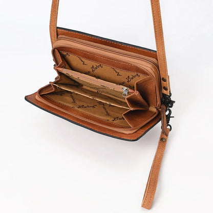American Darling Genuine Western Leather Suede Crossbody