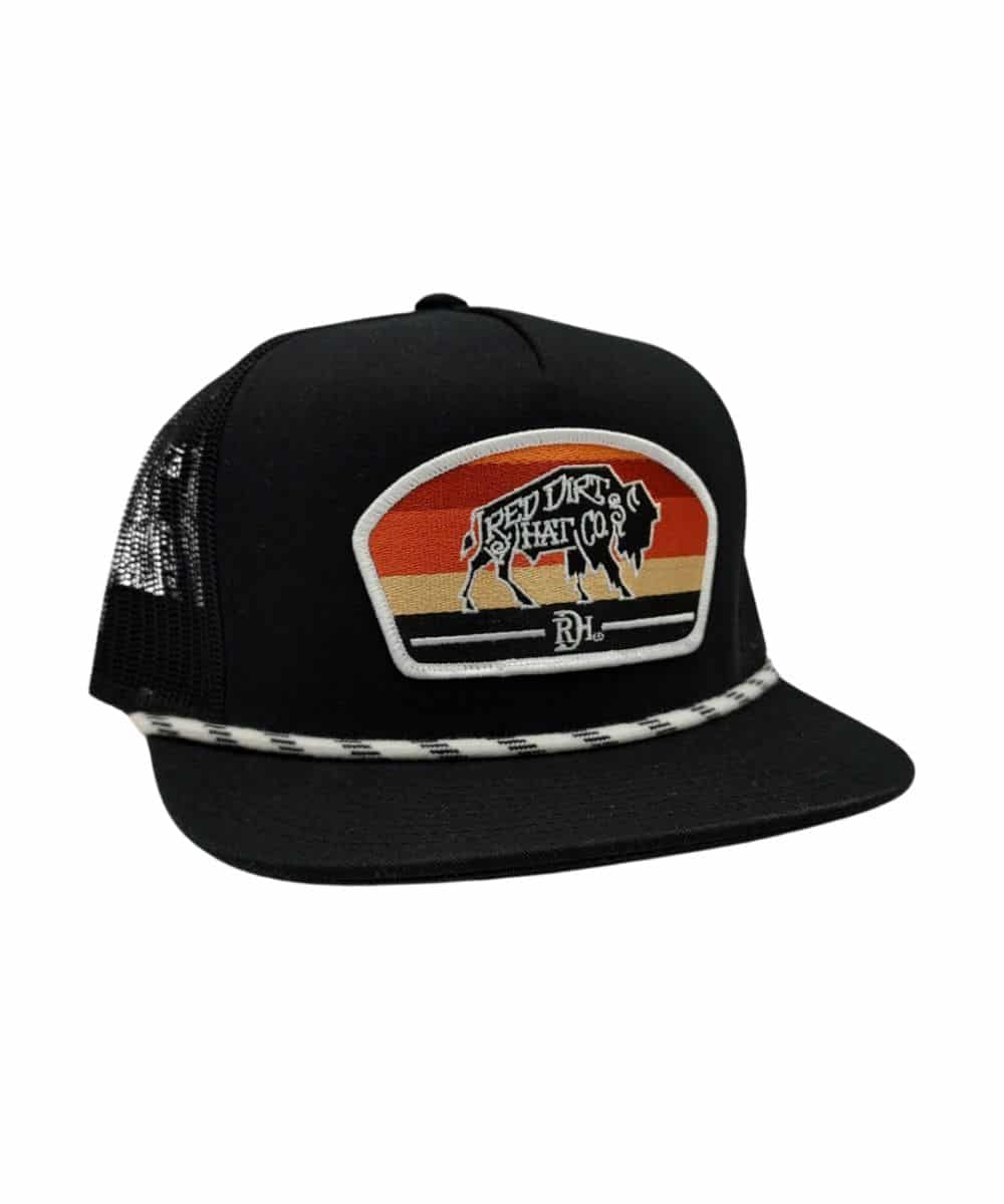 Red Dirt Hat Co Buddy Ball Cap White Rope