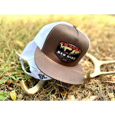 Red Dirt Hat Co Open Season Brown/White Men’s Cap