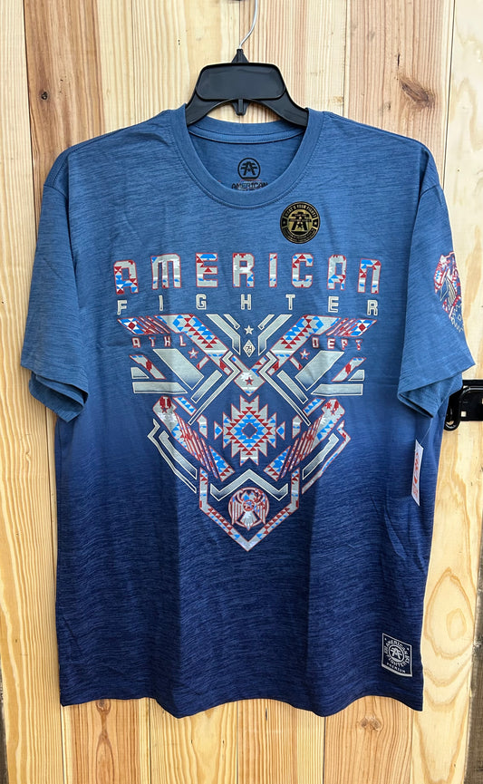 Blue American Fighter Shirt Men’s