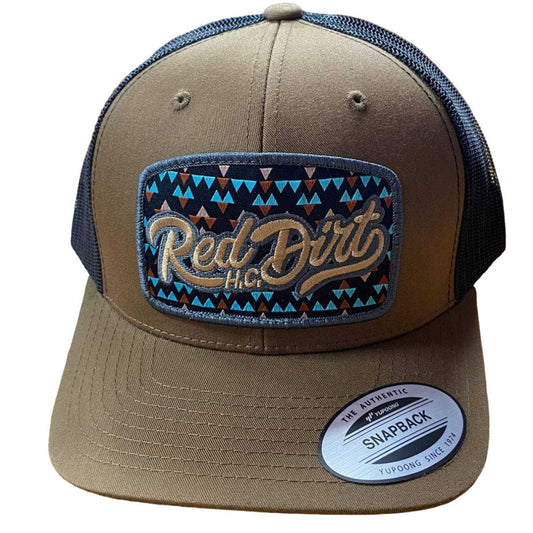 Red Dirt Hat Co Gambler Coyote Brown/Black Cap
