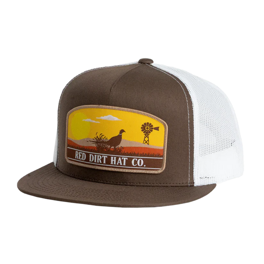Red Dirt Hat Co Open Plains Brown/White Cap