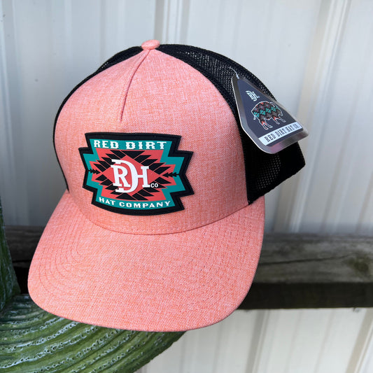 Red Dirt Hat Co Watermelon Aztec Coral/Black Women’s Cap