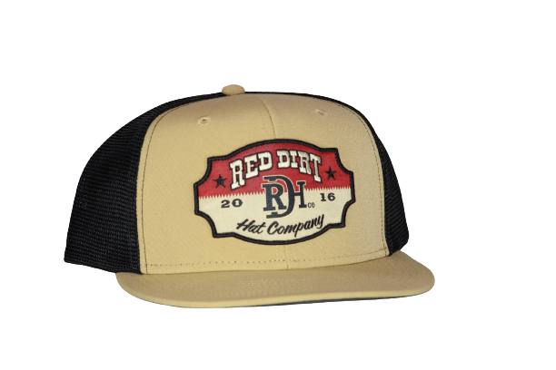 Red Dirt Hat Co Ace High Gold/Black Men’s Cap