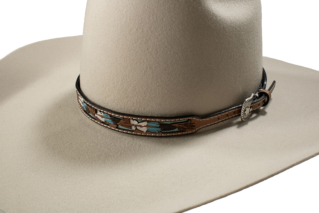 Twister Feather Filigree Tan  Hats-Band 0281308