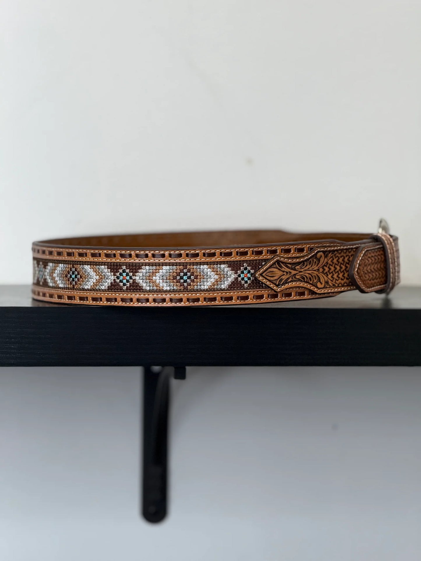 Nocona Aztec Design Threaded Western Belt N210010348