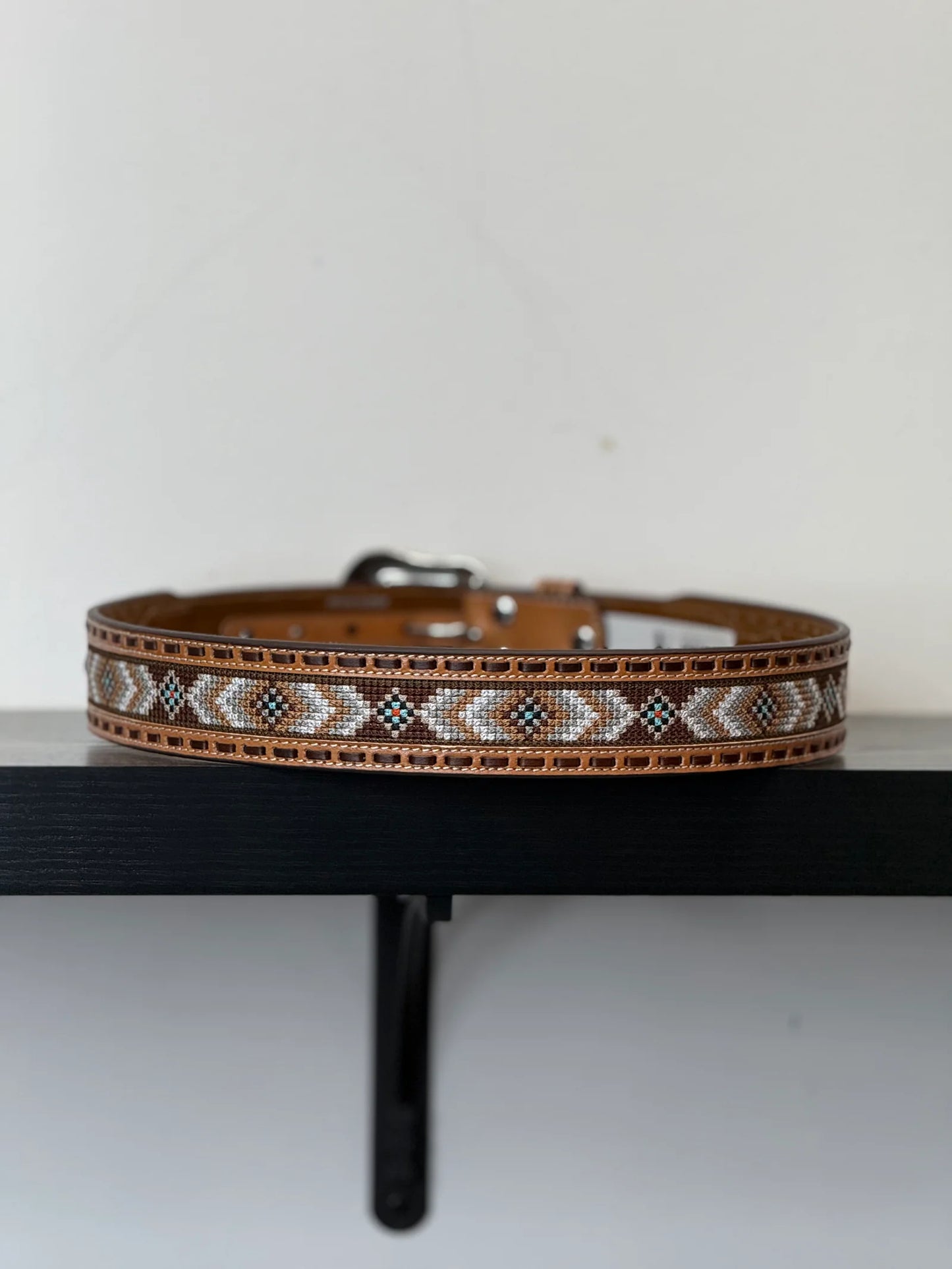 Nocona Aztec Design Threaded Western Belt N210010348