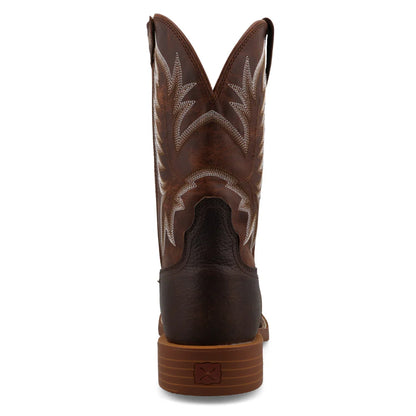 Twisted X Men's 11" Tech X Tobacco Brown & Adobe Western Boots MXTR013