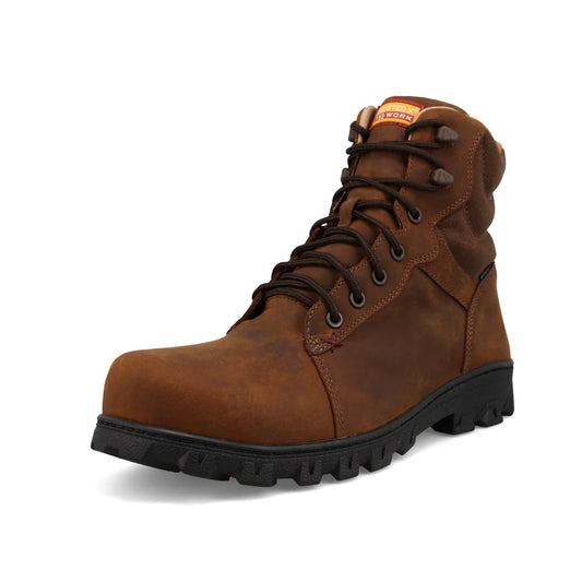 Twisted X Men’s Waterproof Lace-up Work Boot with Nano Toe