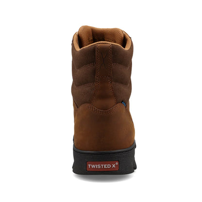 Twisted X Men’s Waterproof Lace-up Work Boot with Nano Toe