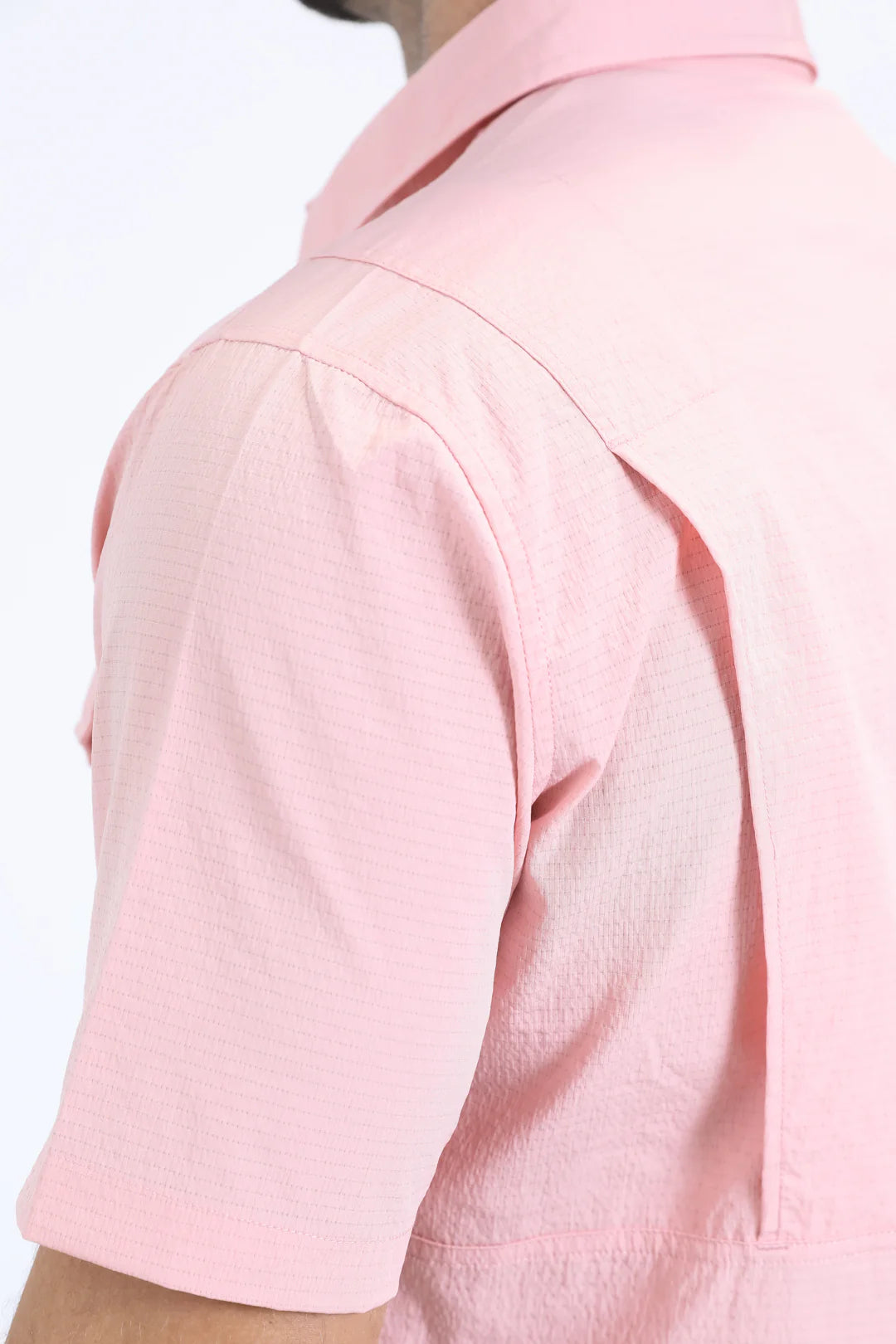 Platini Men’s Performance Western SS Pink Shirt