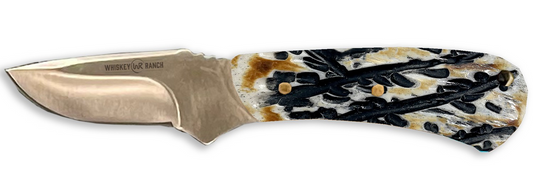 Whiskey Bent Hat Co. BURNT BONE MINI SKINNER - ACC KNIVES - WB44-16