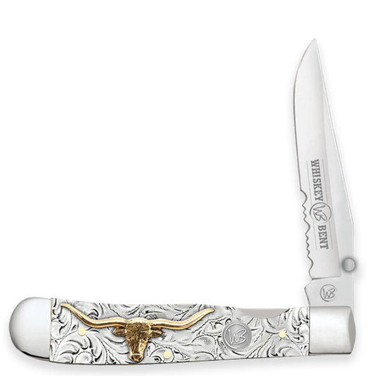 Whiskey Bent Locking Trapper Knife #WB16-22