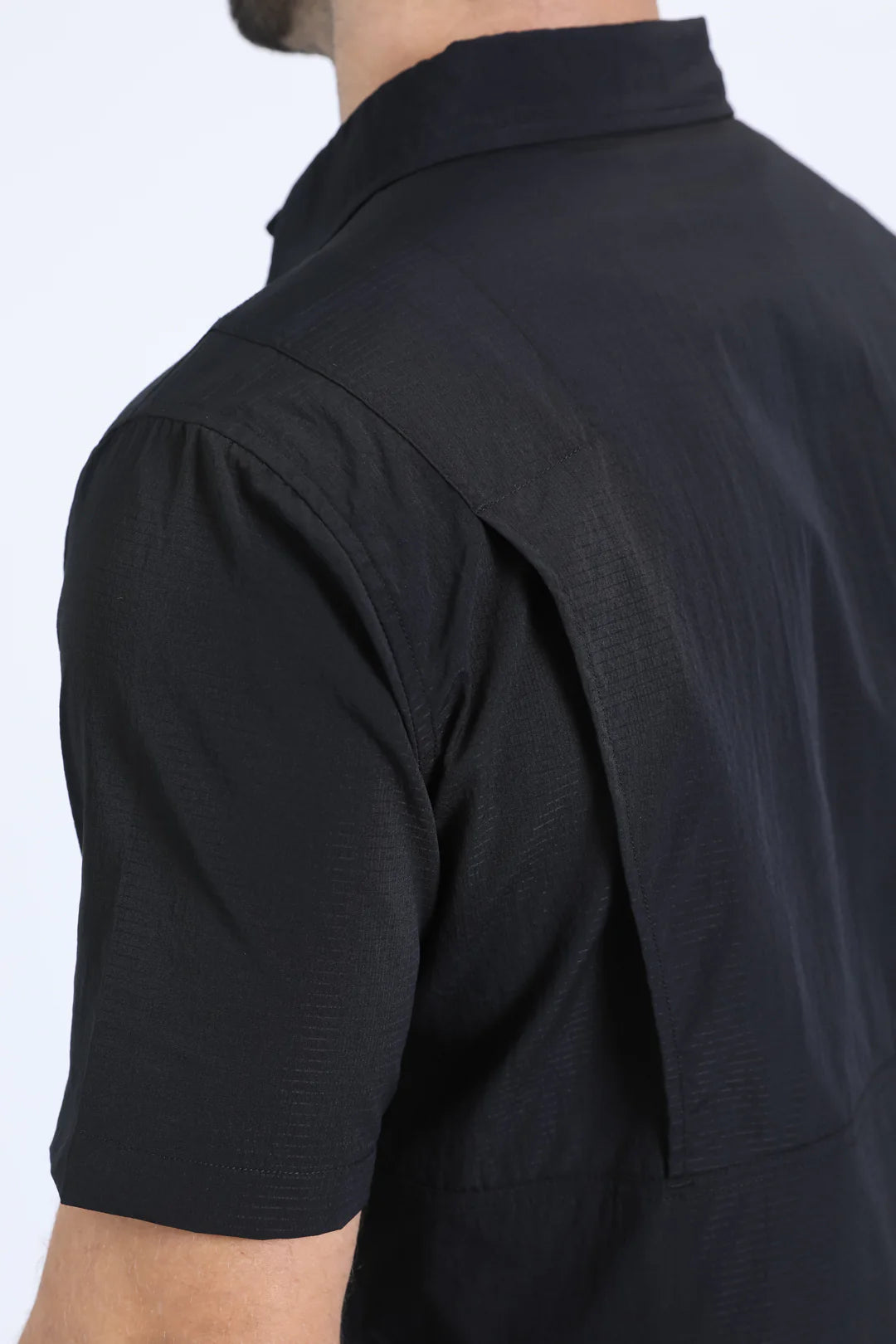 Platini Men’s Performance Western SS Black Shirt