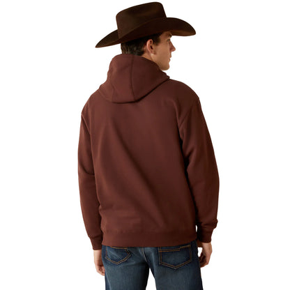 Ariat Men's Carlsbad Canyon Brown Hoodie