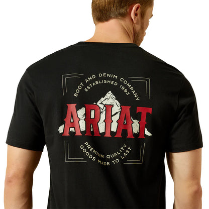 Ariat Black NAB Men's Mountain Short Sleeve T-Shirt