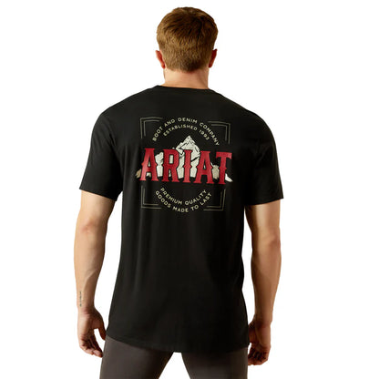 Ariat Black NAB Men's Mountain Short Sleeve T-Shirt
