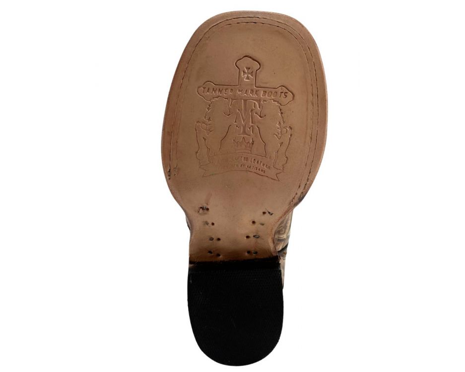 Tanner Mark Kid's Orix Tan Monster Fish Print Boots TMK205204