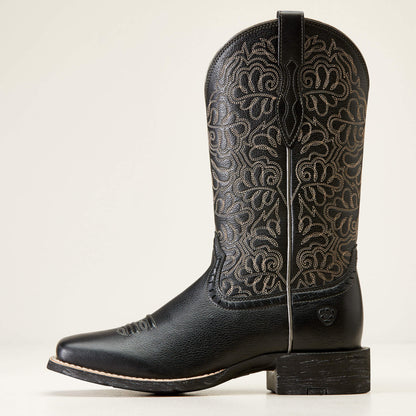 Round Up Remuda Wide Square Toe Western Boot 10034024