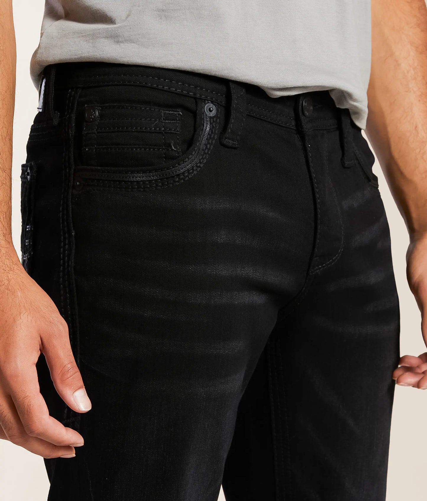 American Fighter Heritage Black Boot Stretch Jean 331BC406