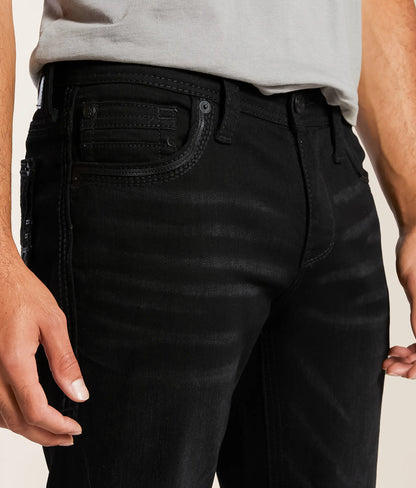 American Fighter Heritage Black Boot Stretch Jean 331BC406