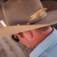 Montana Golden Hat Feather
