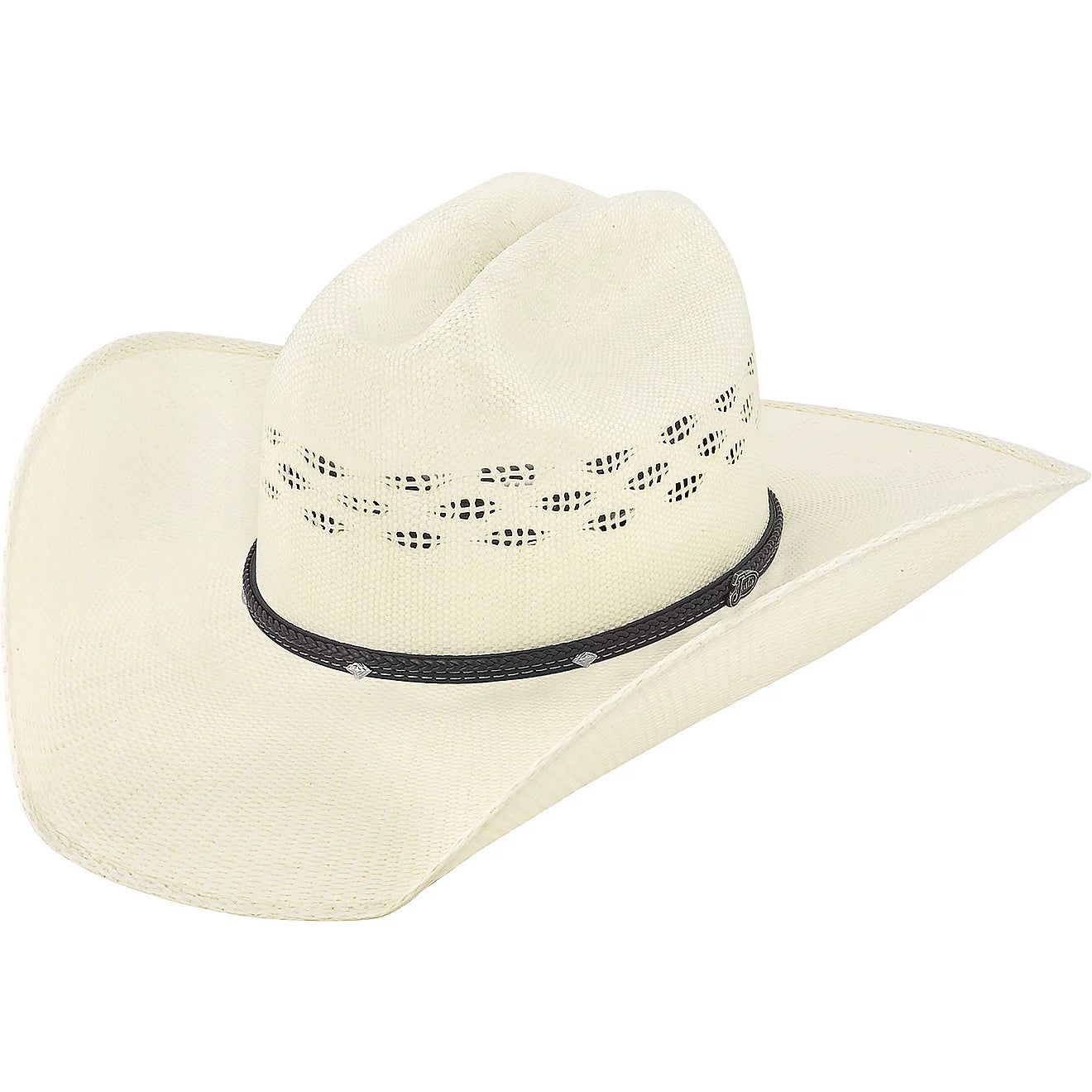 Justin Ivory Straw Hat