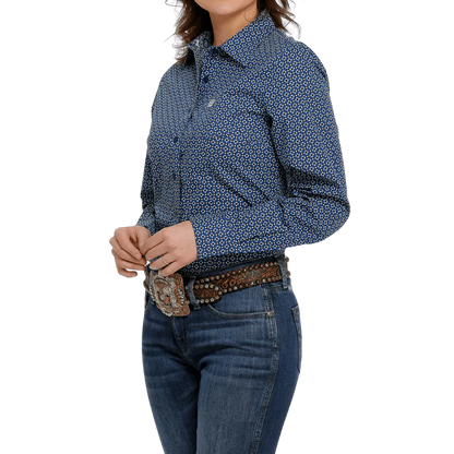 Women's Cinch Button Down Shirt