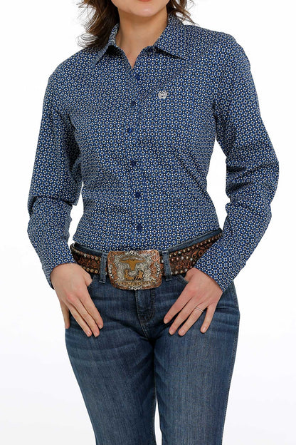 Women's Cinch Button Down Shirt
