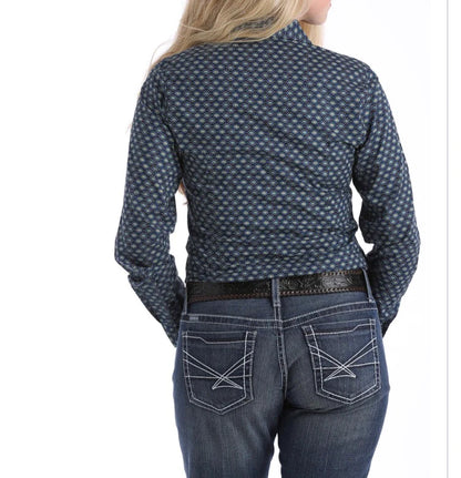 WOMENS CINCH BUTTON UP WESTERN SHIRT