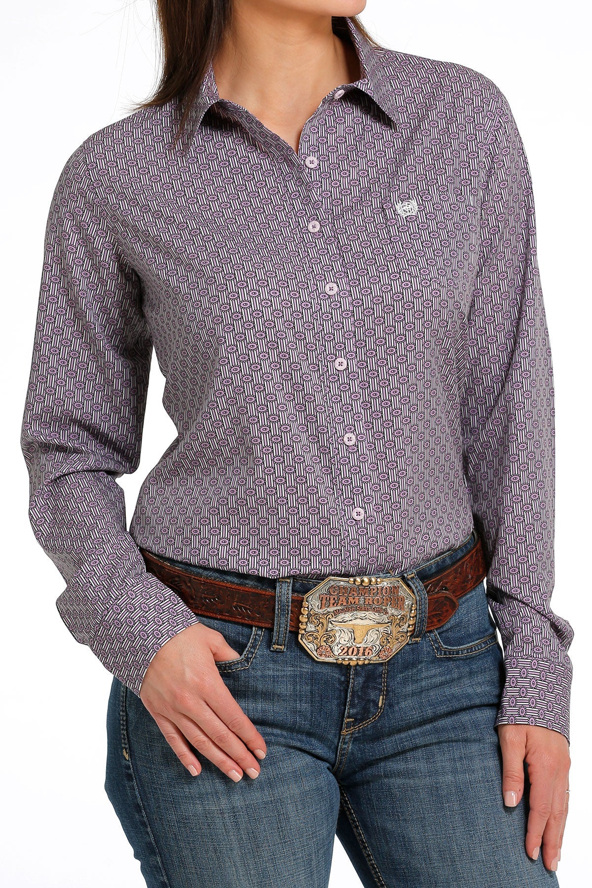 Cinch Womens Arenaflex Button-Down Western Shirt