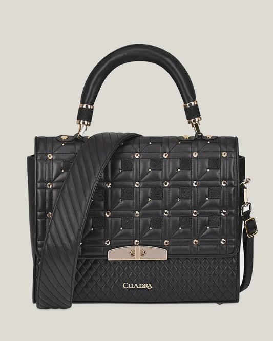 Cuadra Ladies Black Stingray Handbag
