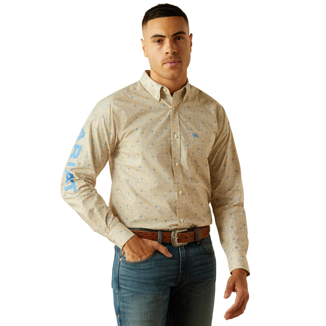 Ariat Men’s Team Alder Fitted LS Shirt